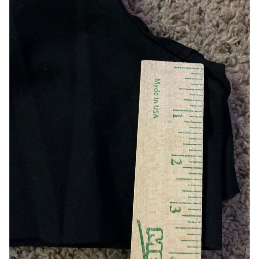 Gap Black High Rise Shorts Womens 6 Side Zip Used - Picture 10 of 13